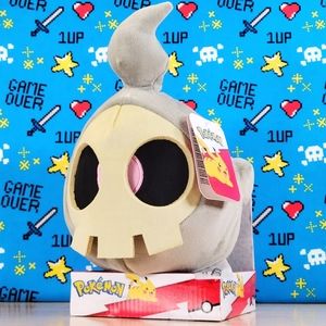 Jazwares Pokemon Duskull 10.5" UltraSoft Stuffed Video Game Toy Plush NWT